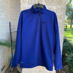 Nike 1/4 Zip Jacket Royal Blue
